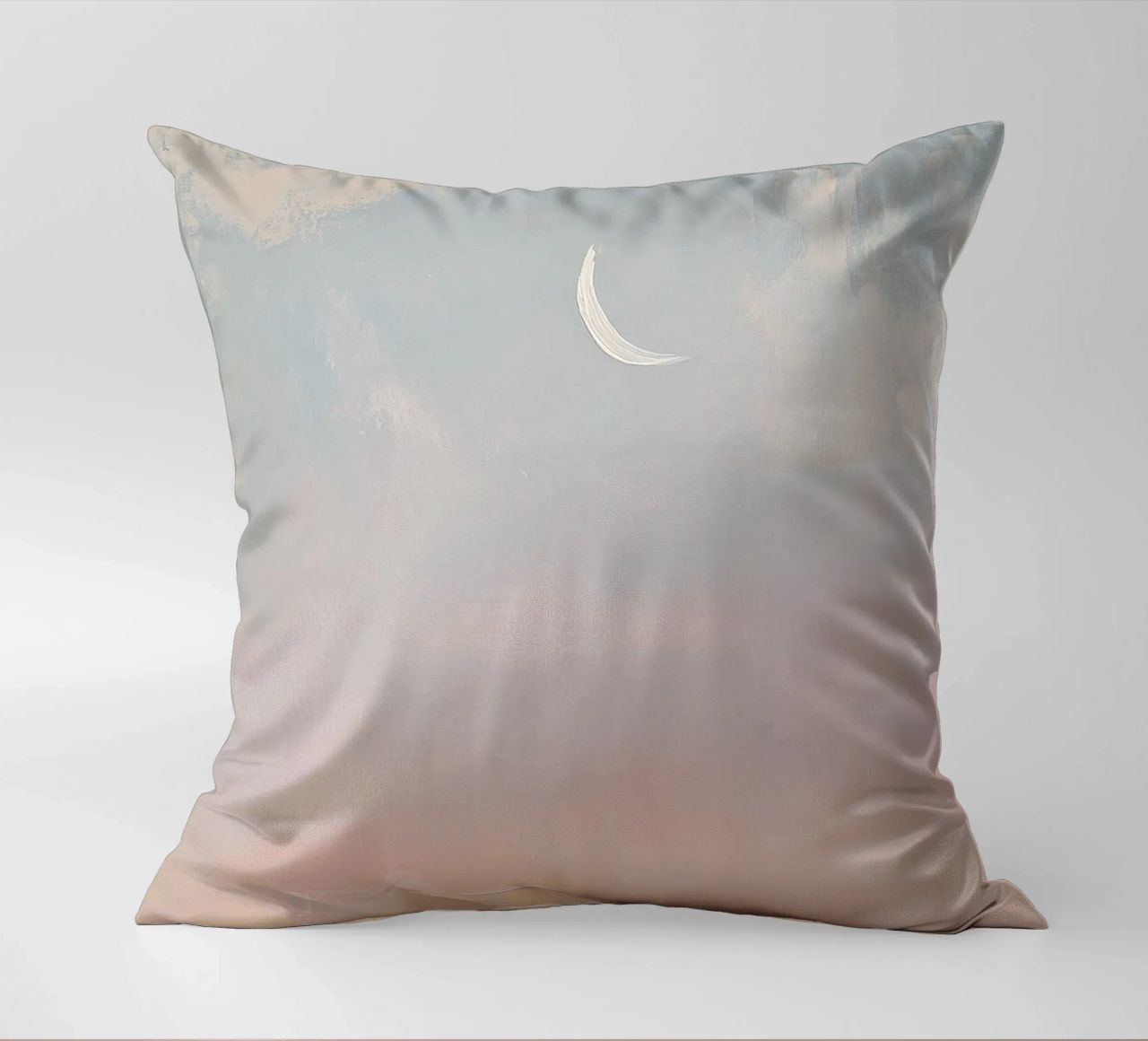 Mond Pastell Minimalismus Abstrakt Kissen von Euphoria Theresa