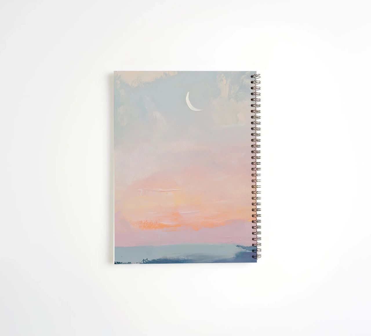 Mond Pastell Minimalismus Abstrakt Ringbuch von Euphoria Theresa