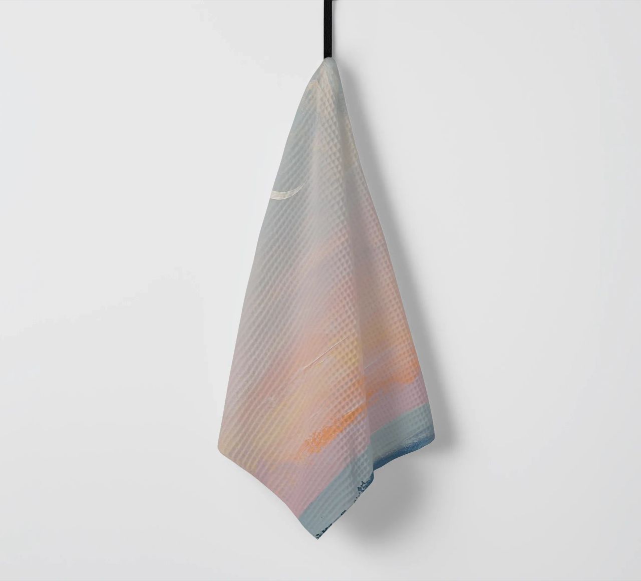 Mond Pastell Minimalismus Abstrakt Geschirrtuch von Euphoria Theresa