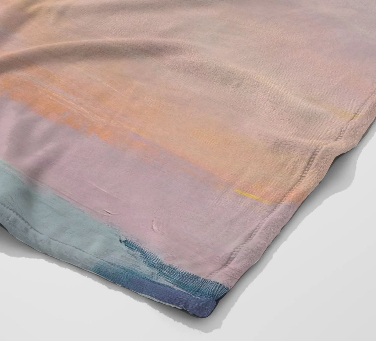 Mond Pastell Minimalismus Abstrakt Fleecedecke von Euphoria Theresa