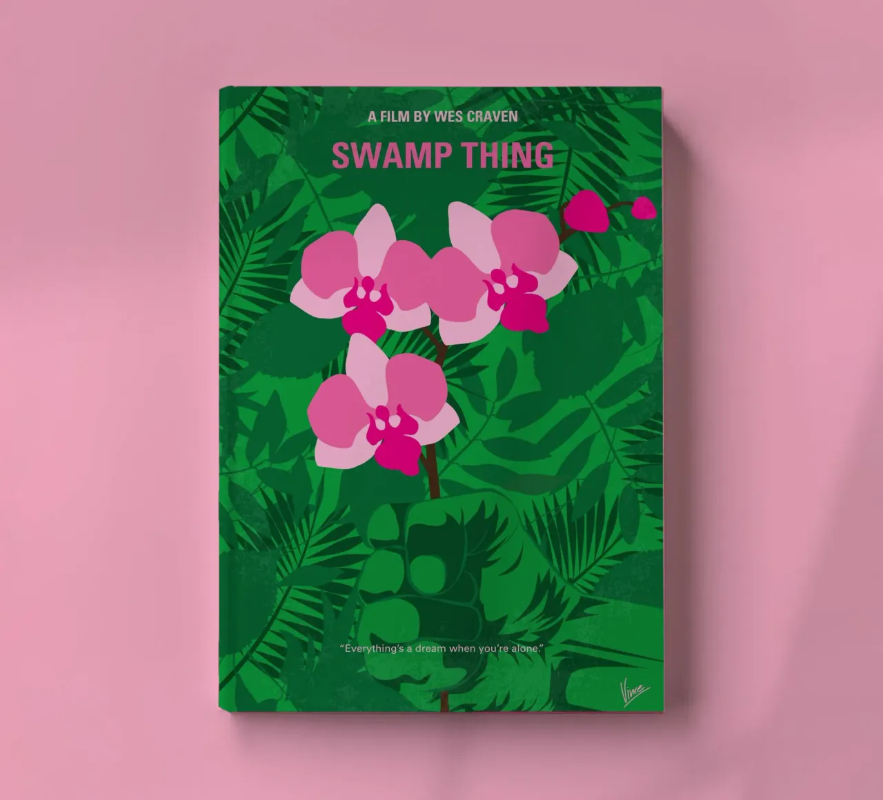 No1317 My Swamp minimal movie poster notebook by Chungkong