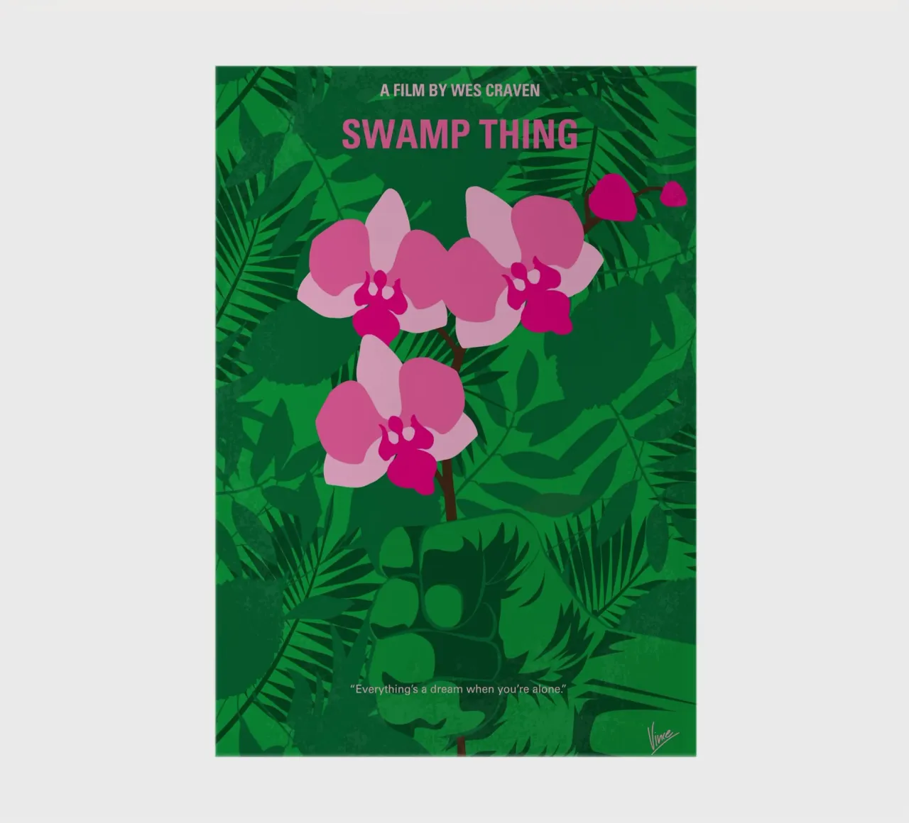 No1317 My Swamp minimal movie poster notebook by Chungkong