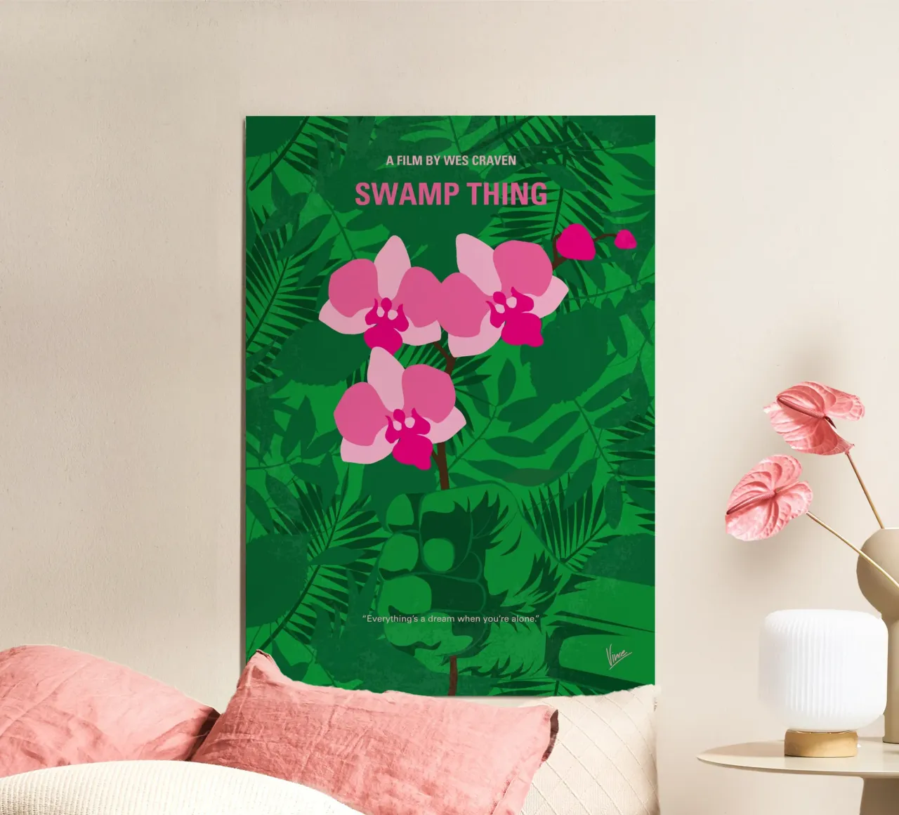 No1317 My Swamp minimal movie poster alluminio dibond da Chungkong