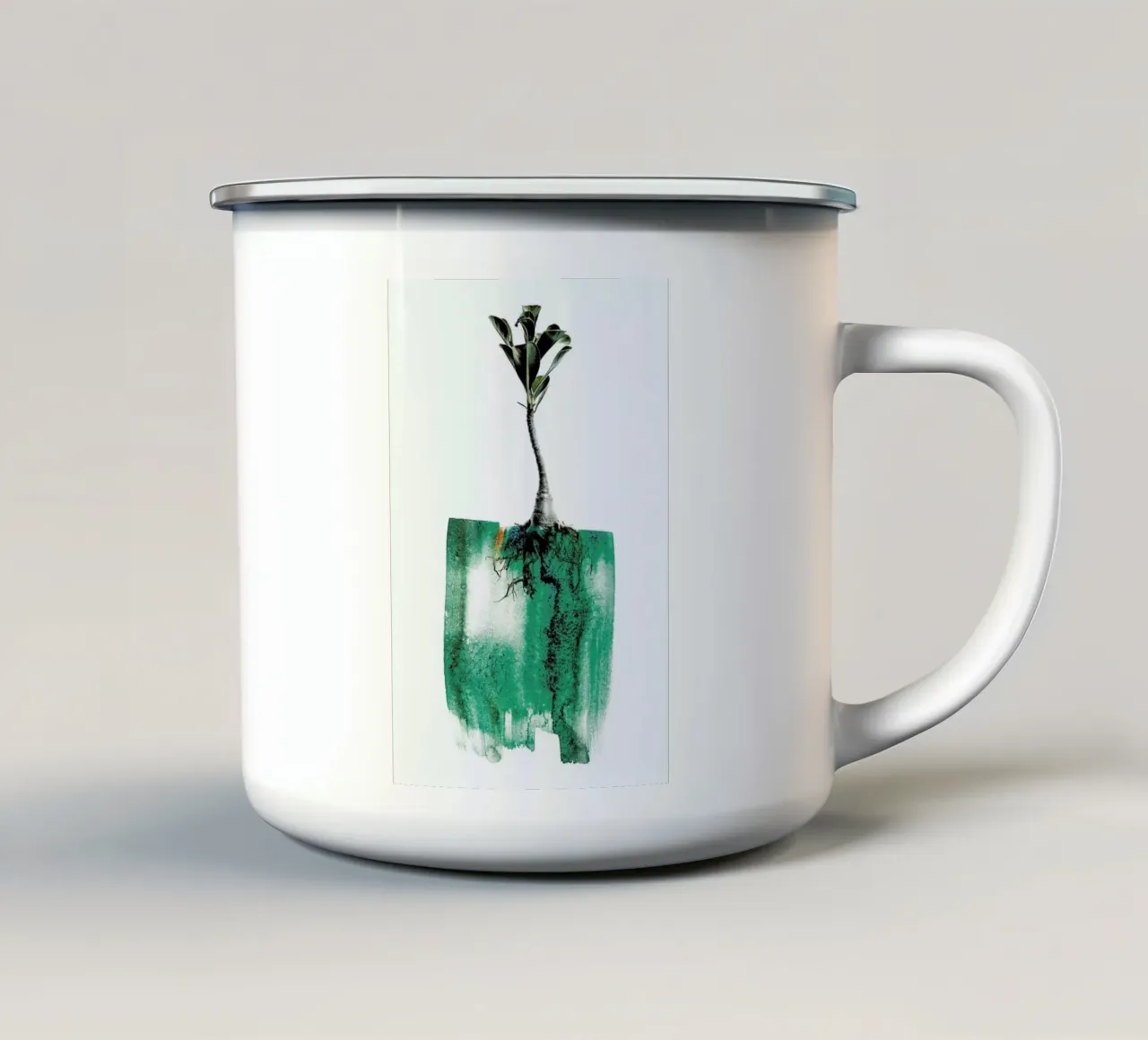 Adenium tazza in smalto da Shot By Clint