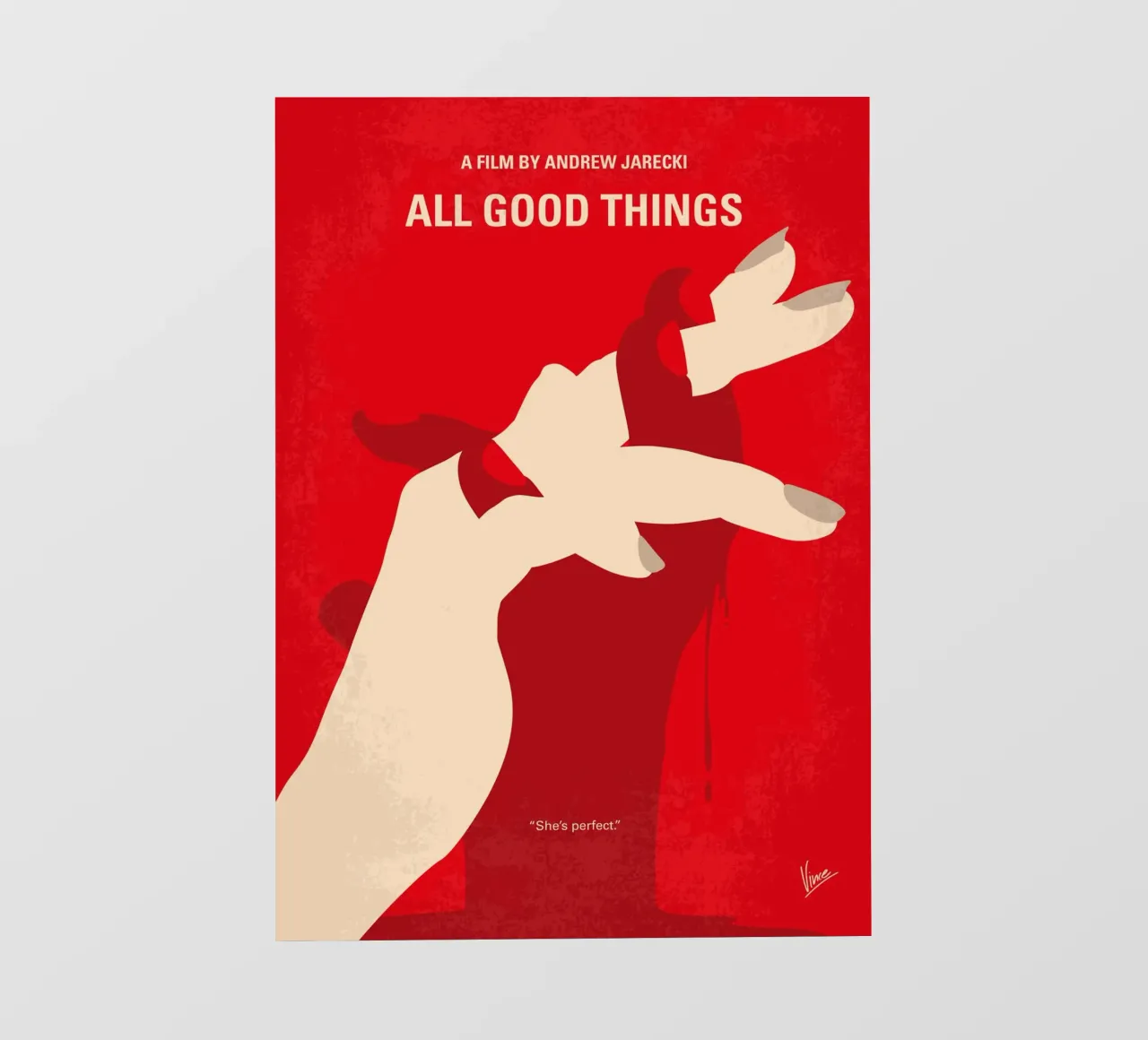 No1320 My All Good Things minimal movie poster telo in pvc da Chungkong