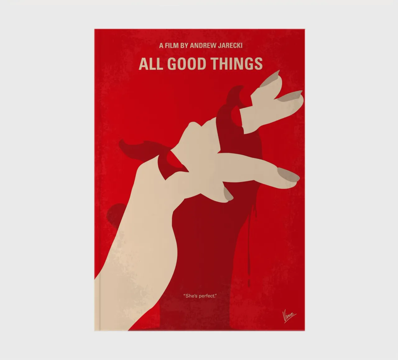 No1320 My All Good Things minimal movie poster notebook by Chungkong