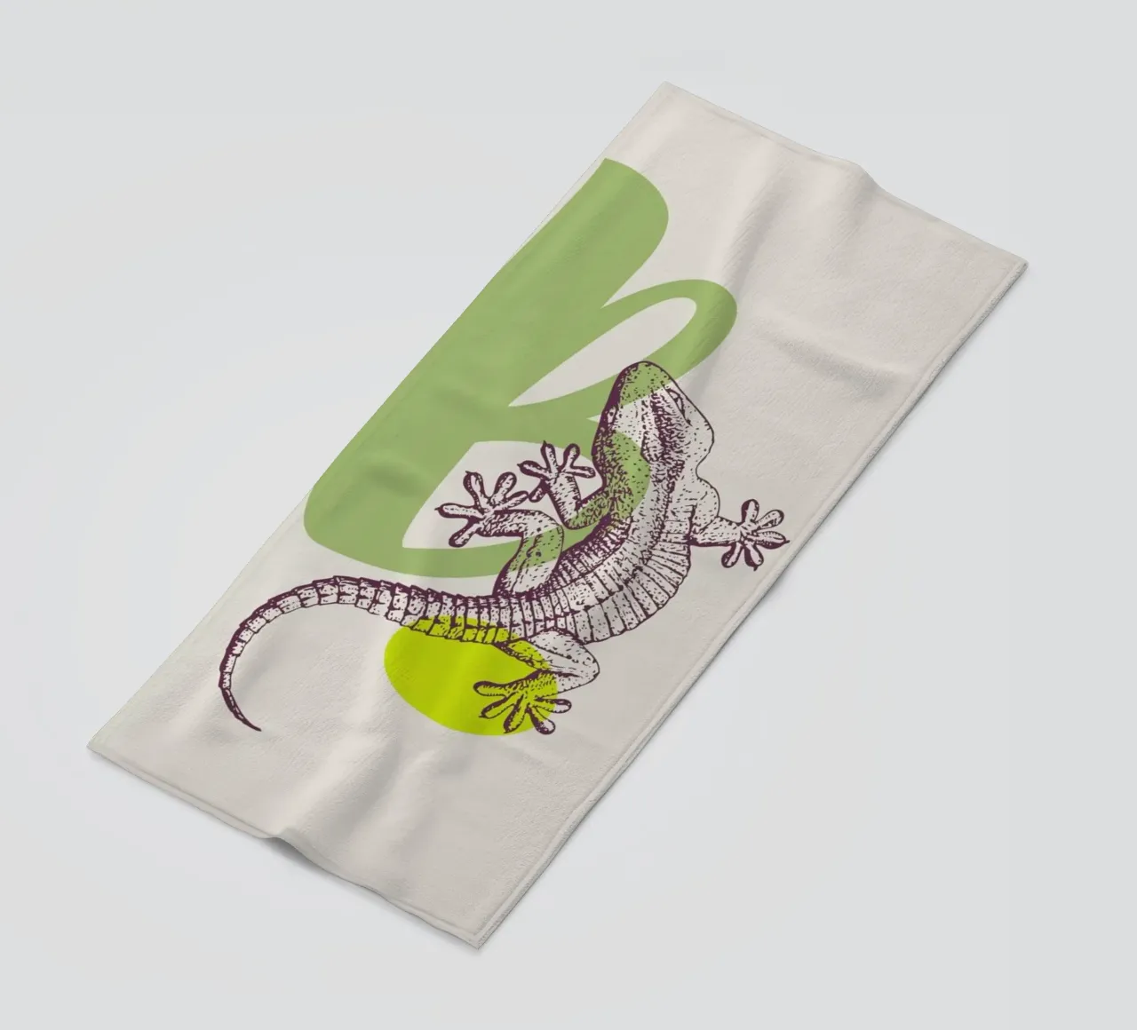 B beach towel by Froilein Juno