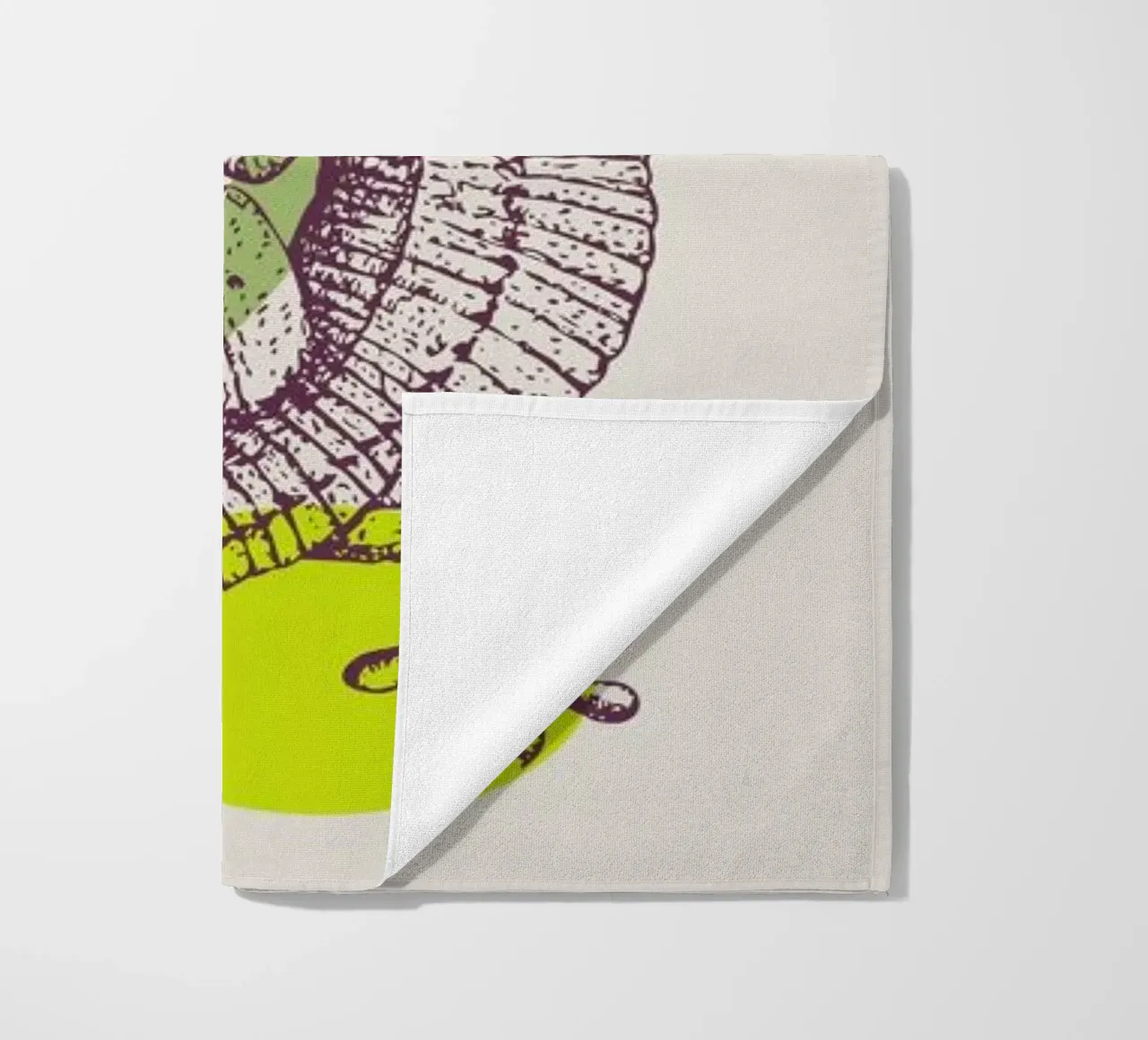 B beach towel by Froilein Juno