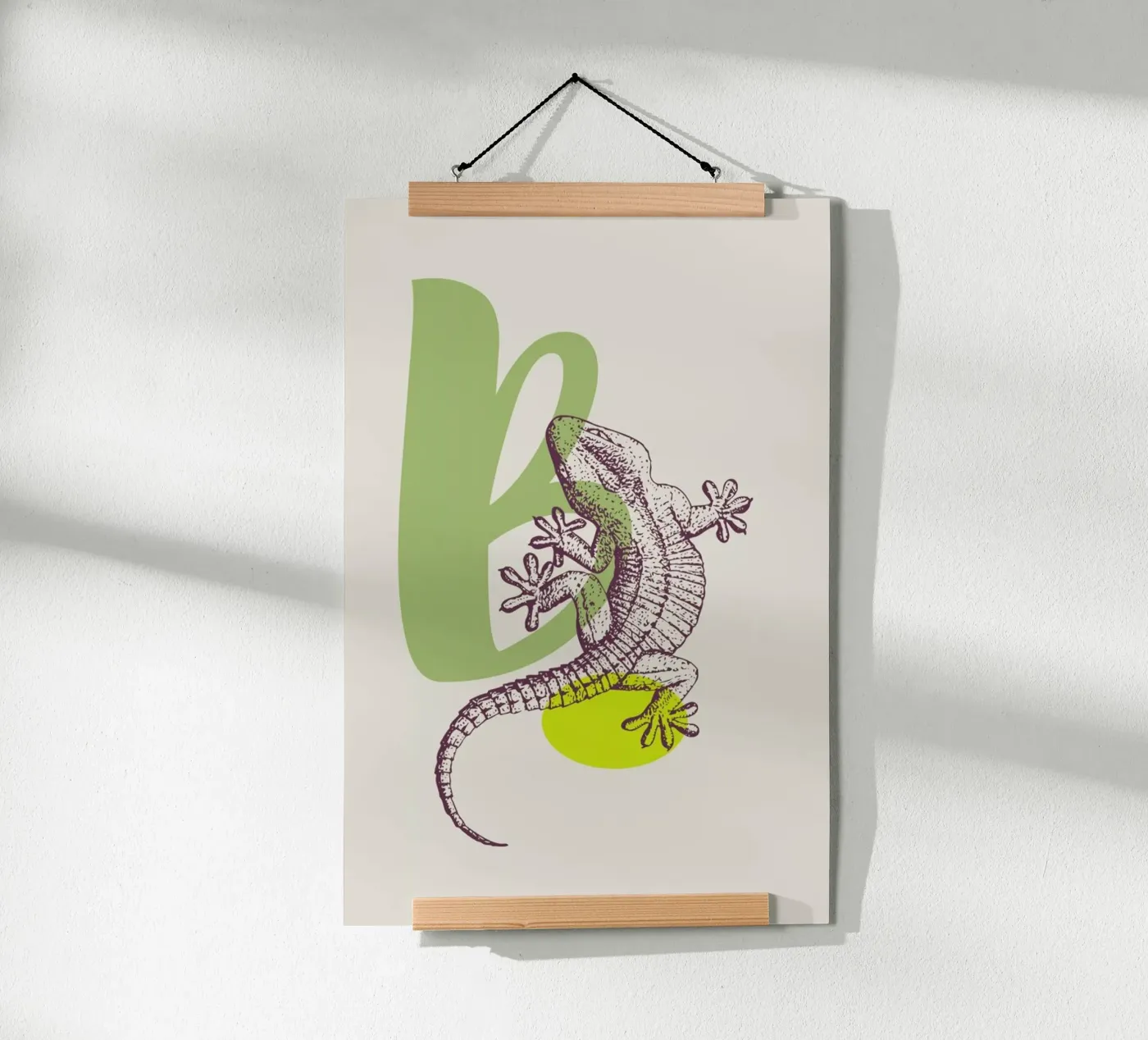 B poster by Froilein Juno