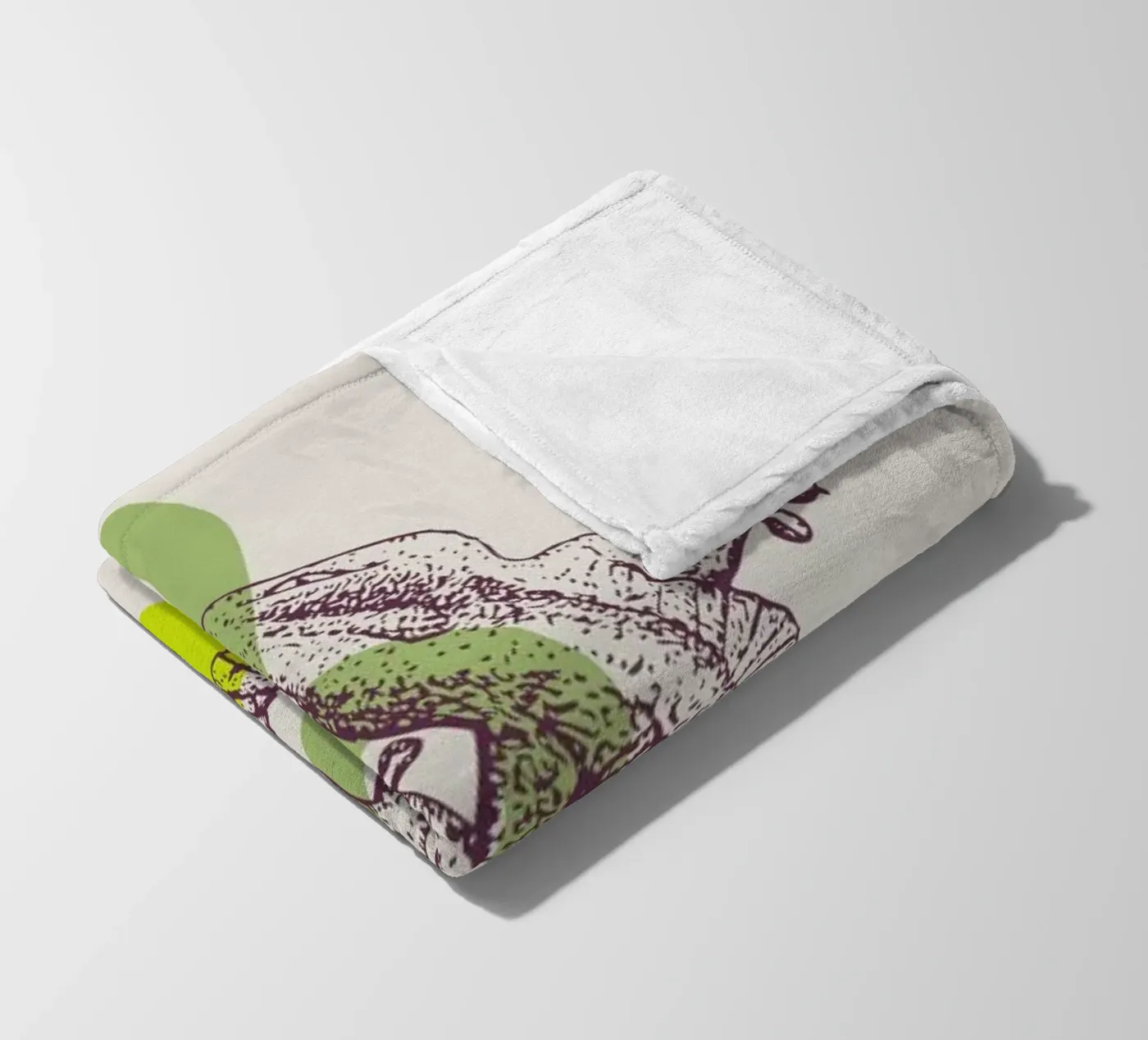 B fleece blanket by Froilein Juno