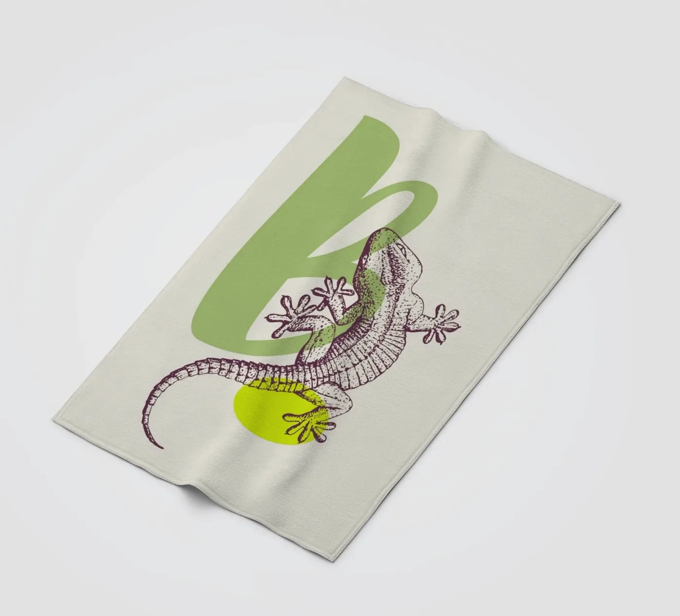 B fleece blanket by Froilein Juno