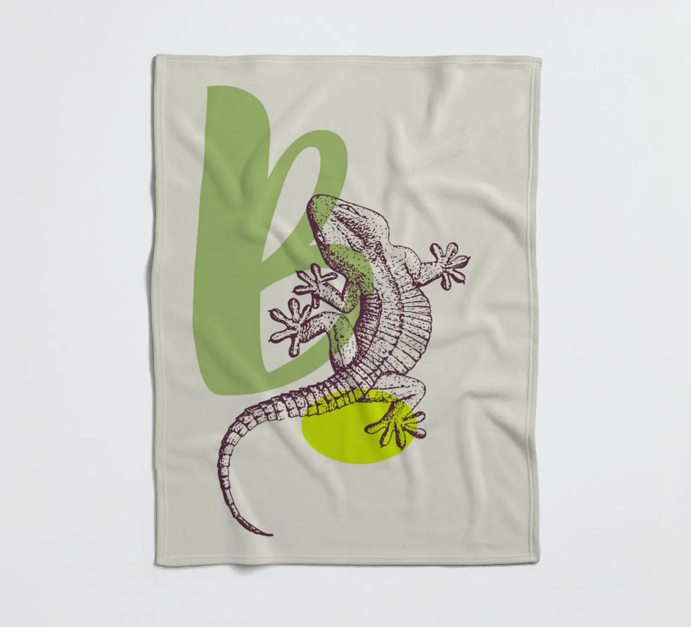 B fleece blanket by Froilein Juno