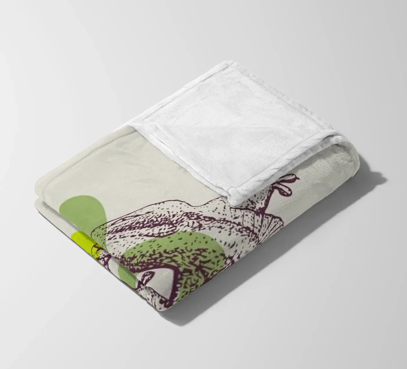 B fleece blanket by Froilein Juno