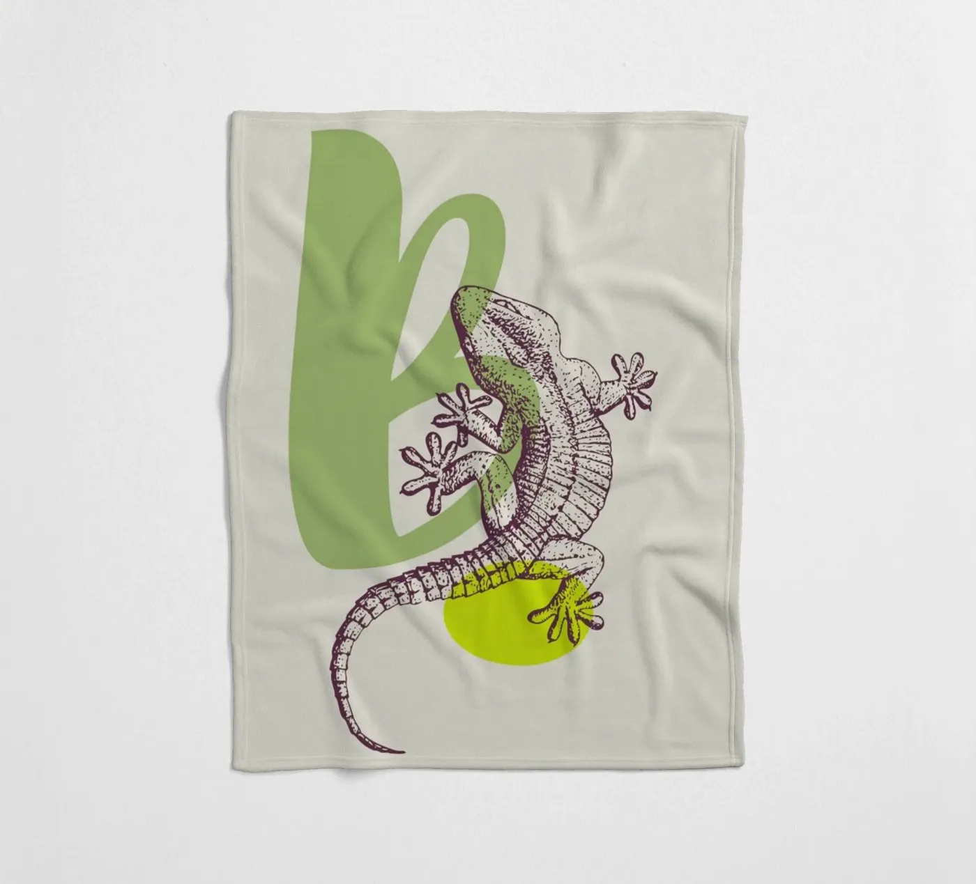 B fleece blanket by Froilein Juno