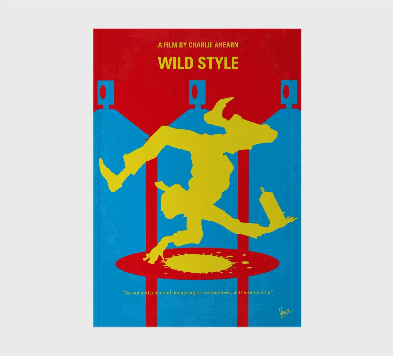 No1325 My Wild Style minimal movie poster notebook by Chungkong