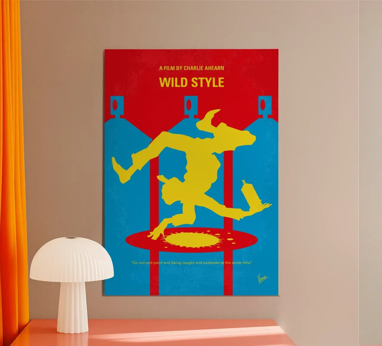No1325 My Wild Style minimal movie poster poster da Chungkong