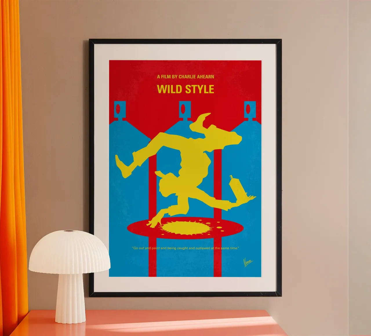 No1325 My Wild Style minimal movie poster poster da Chungkong