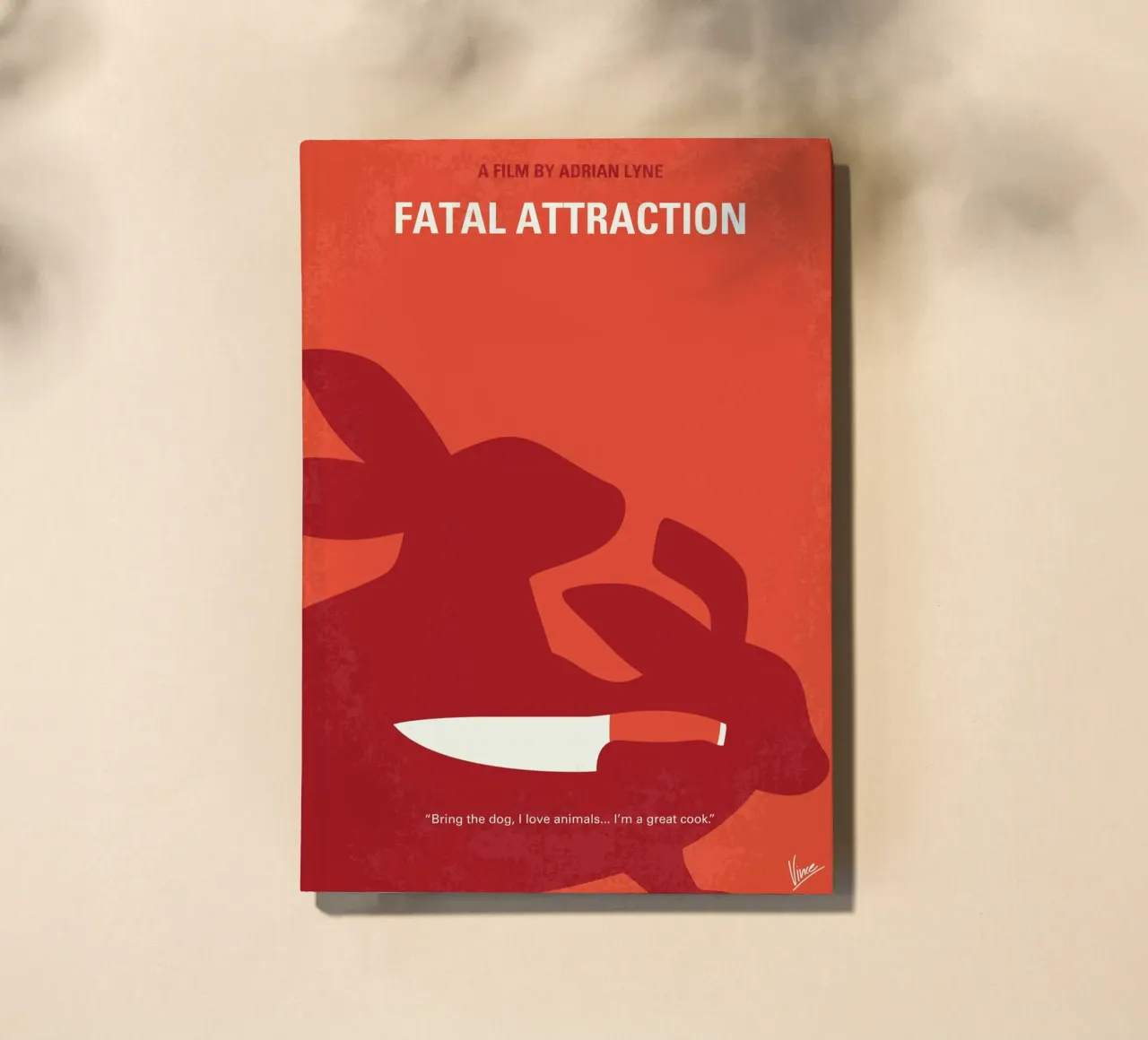 No1333 My Fatal Attraction minimal movie poster diario da Chungkong