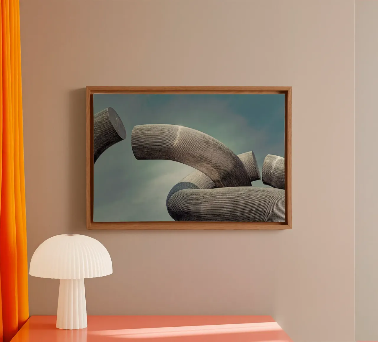 Forms tela con Cornice a cassetta da Michael Belhadi