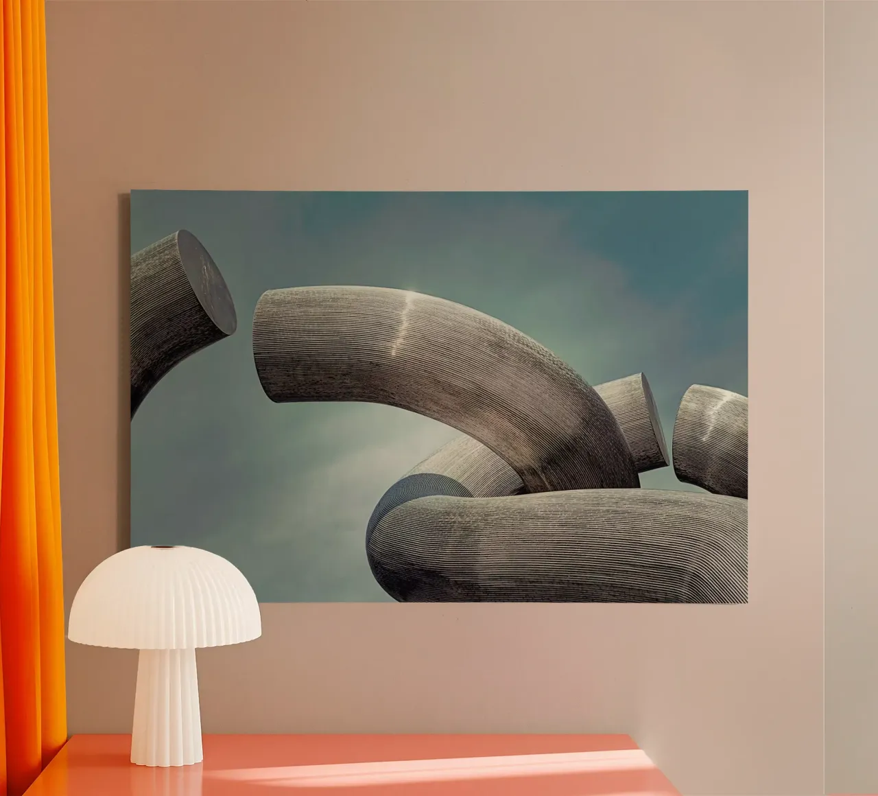 Forms tela con Cornice a cassetta da Michael Belhadi