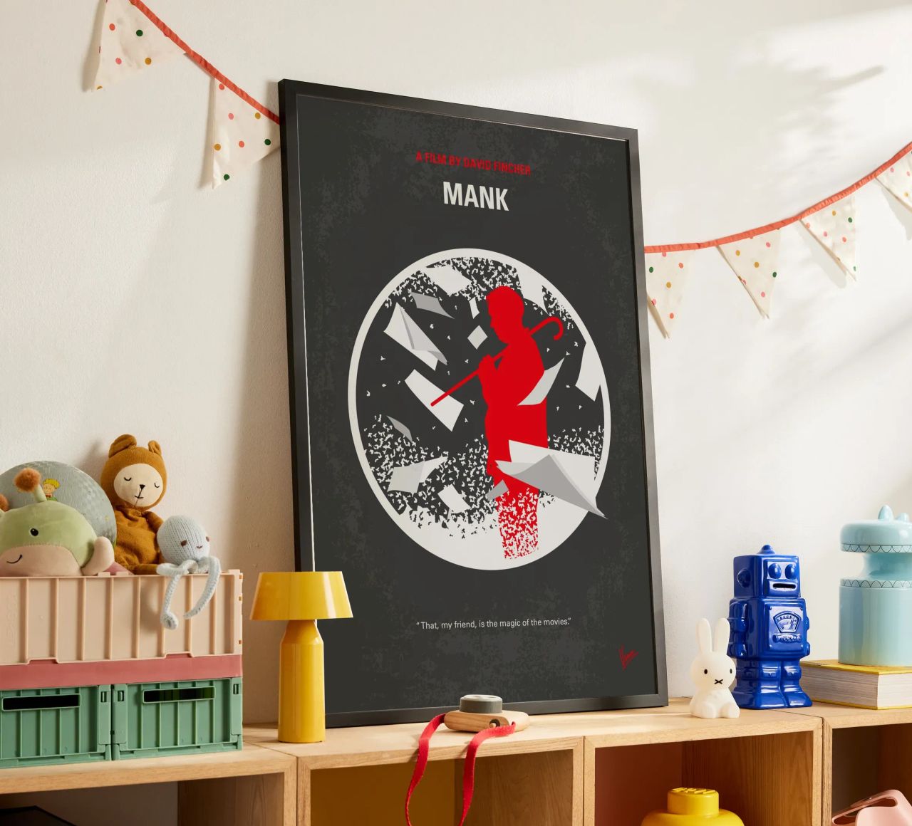 No1334 My Mank minimal movie poster poster by Chungkong