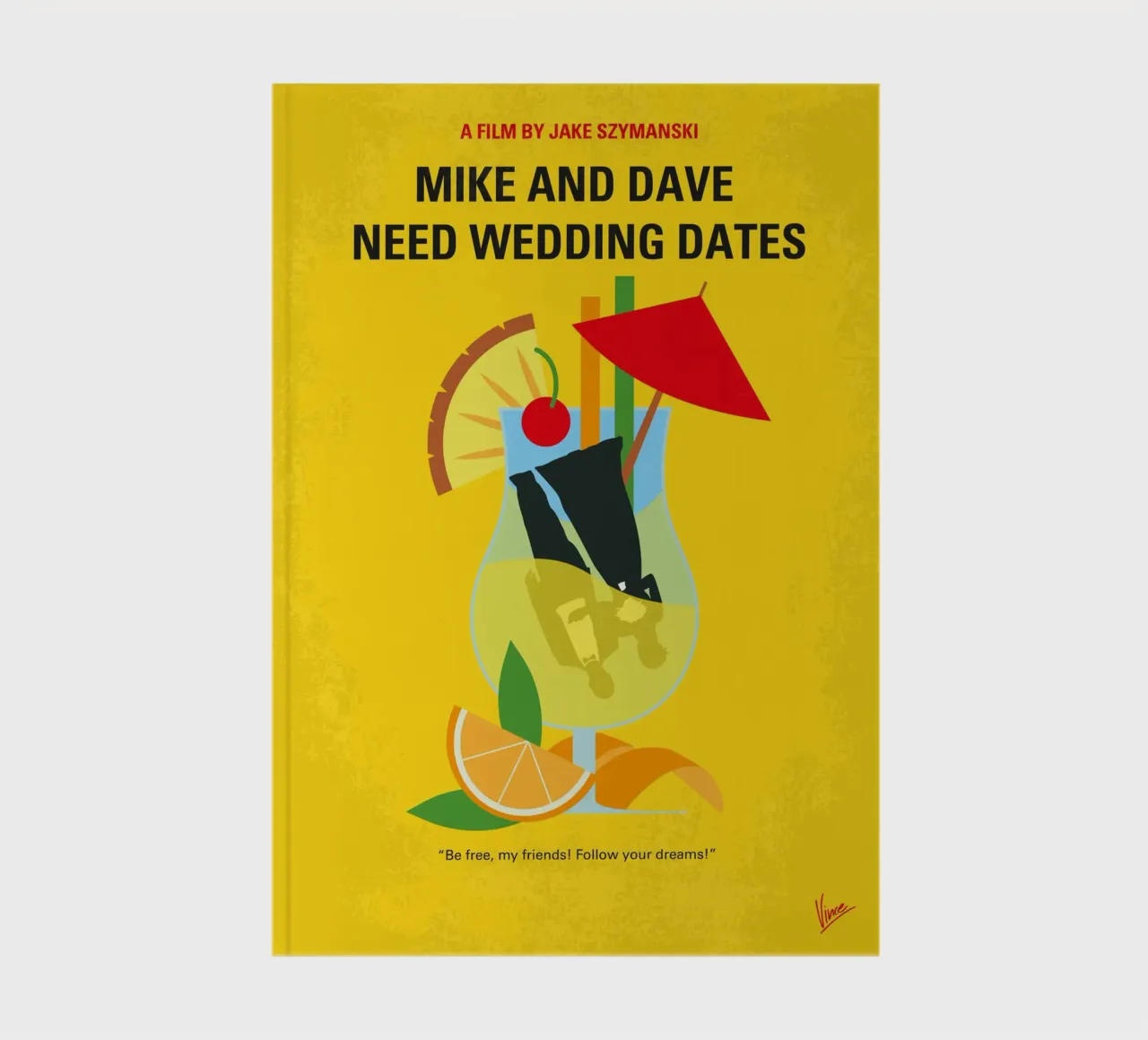 No1336 My Mike and Dave minimal movie poster diario da Chungkong