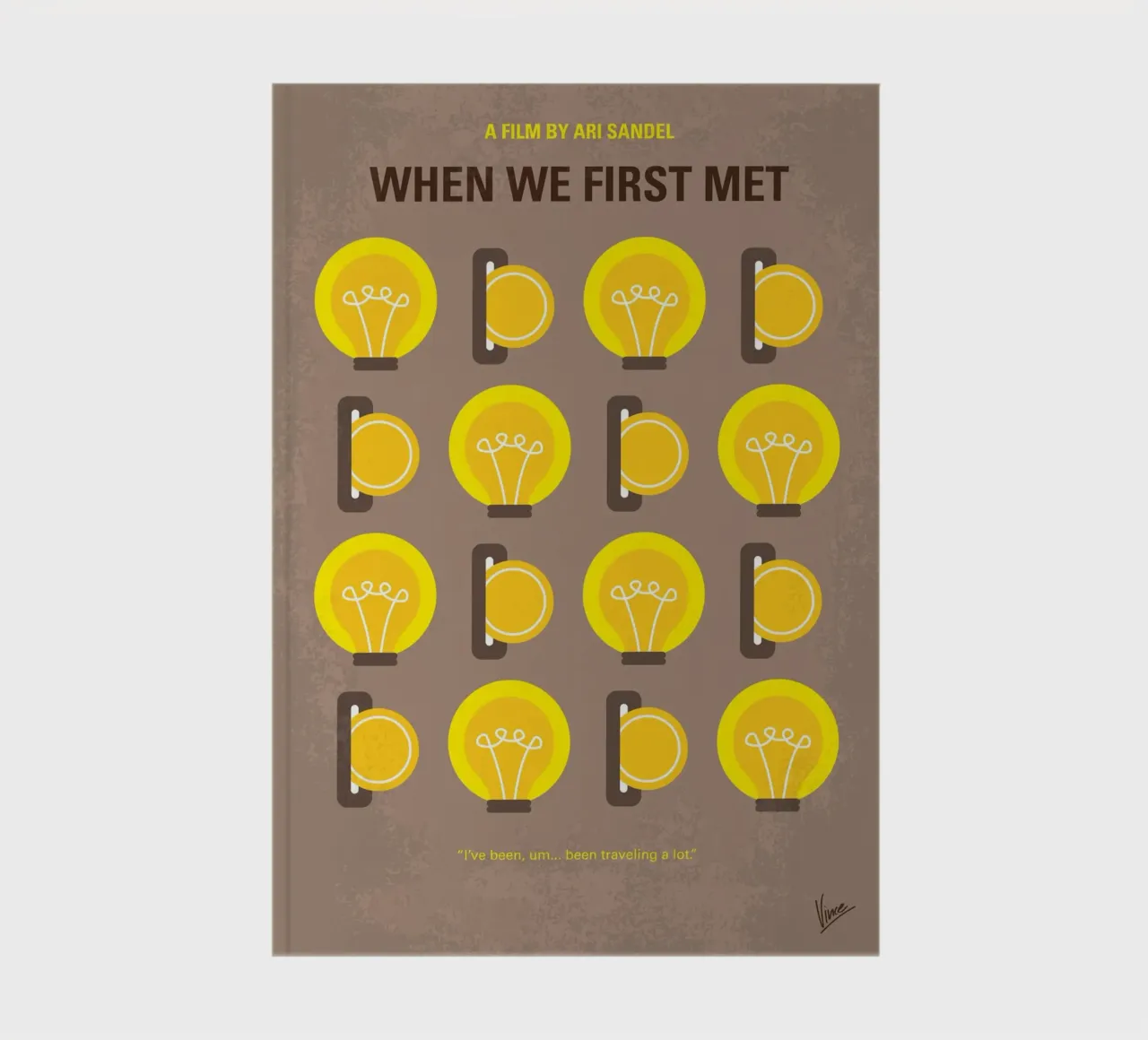 No1337 My When We First Met minimal movie poster diario da Chungkong