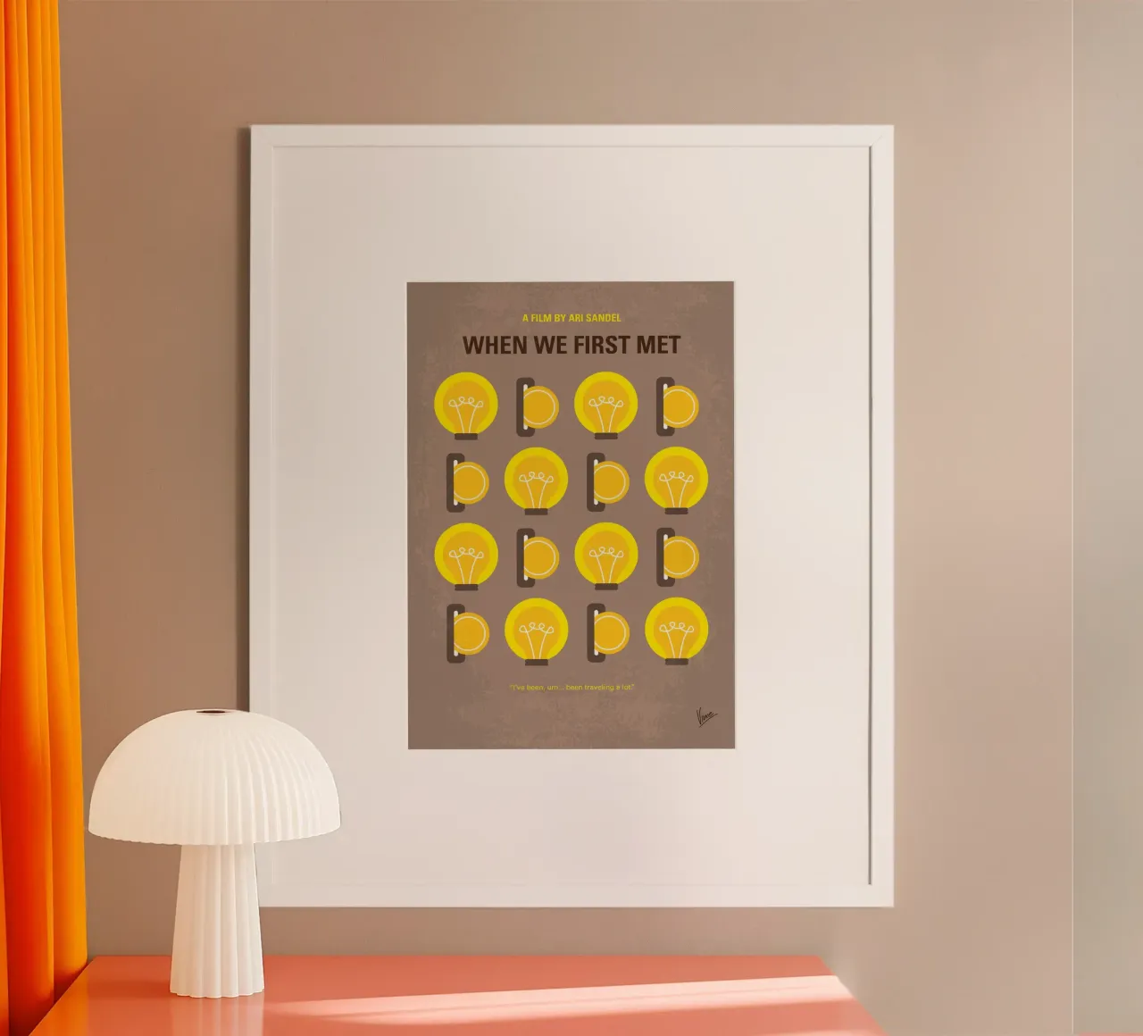 No1337 My When We First Met minimal movie poster poster da Chungkong