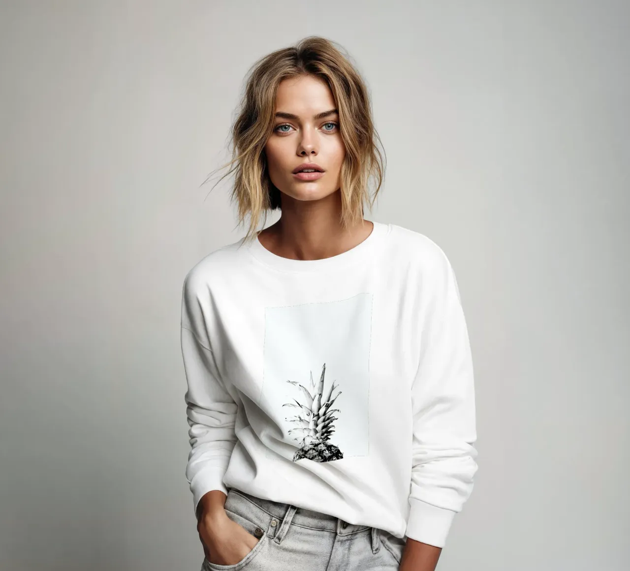 Pineapple 01 sweatshirt van Froilein Juno