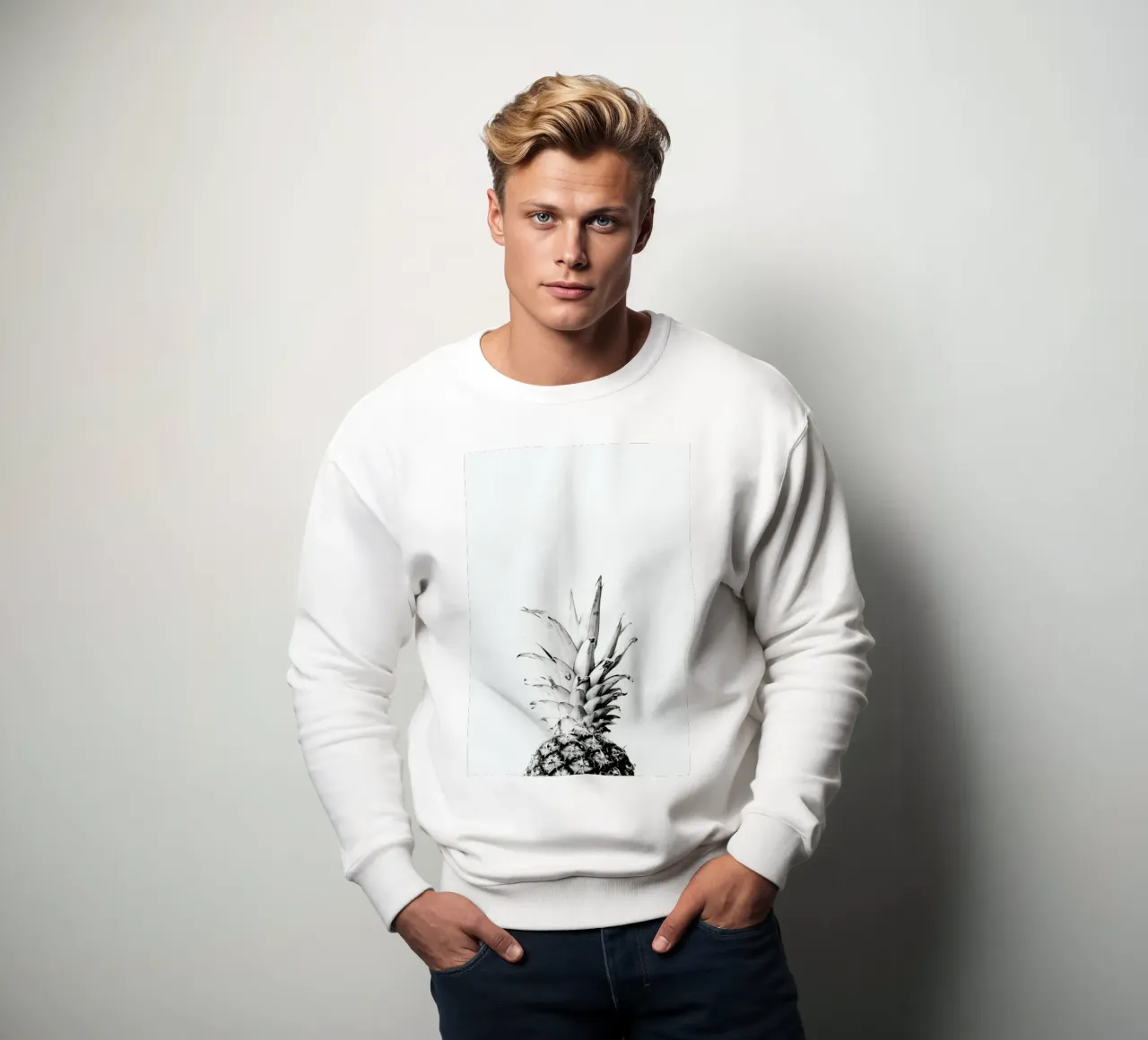 Pineapple 01 sweatshirt van Froilein Juno