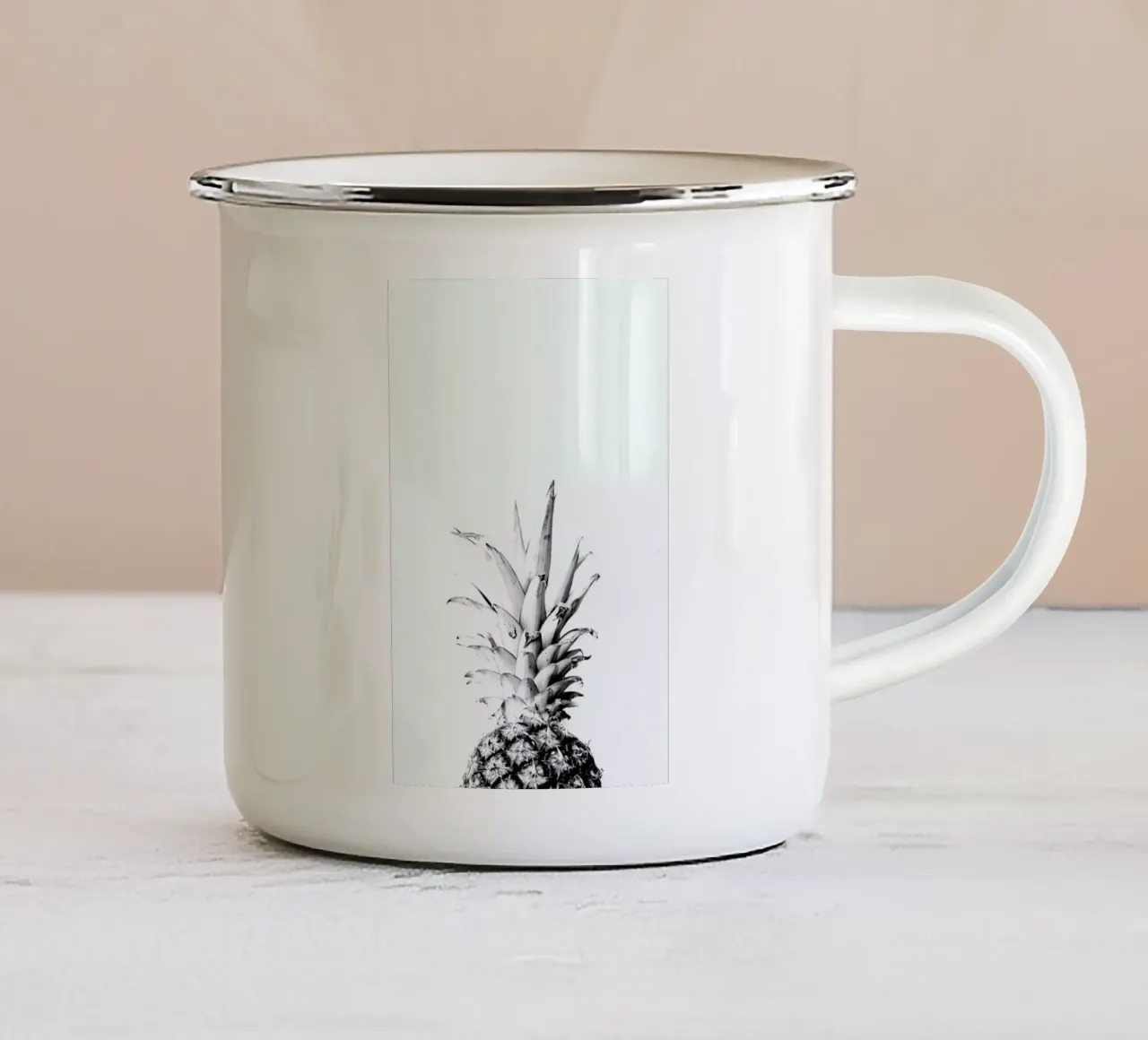 Pineapple 01 taza de esmalte de Froilein Juno