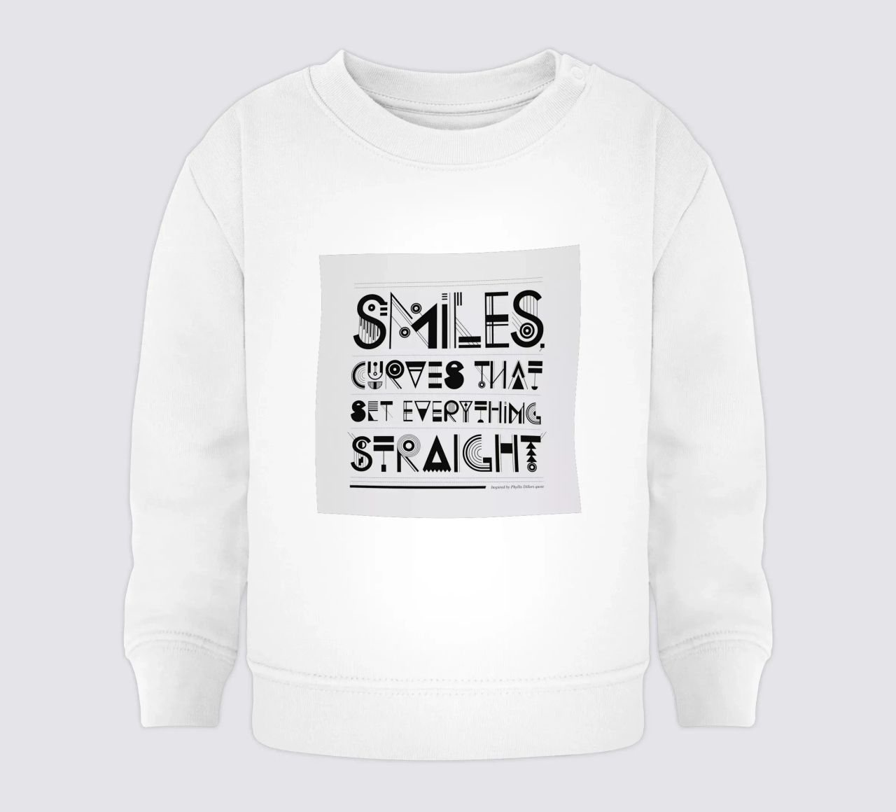 Smiles sudadera de bebé de Petros Afshar