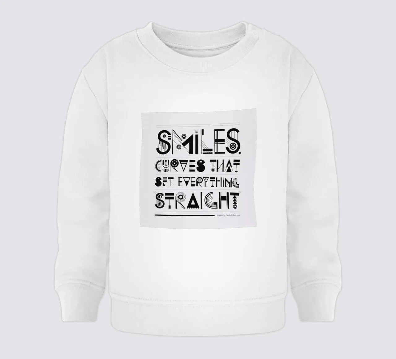 Smiles felpa neonato da Petros Afshar