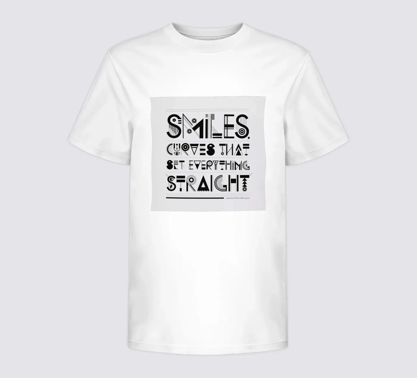 Smiles t-shirt bambini da Petros Afshar