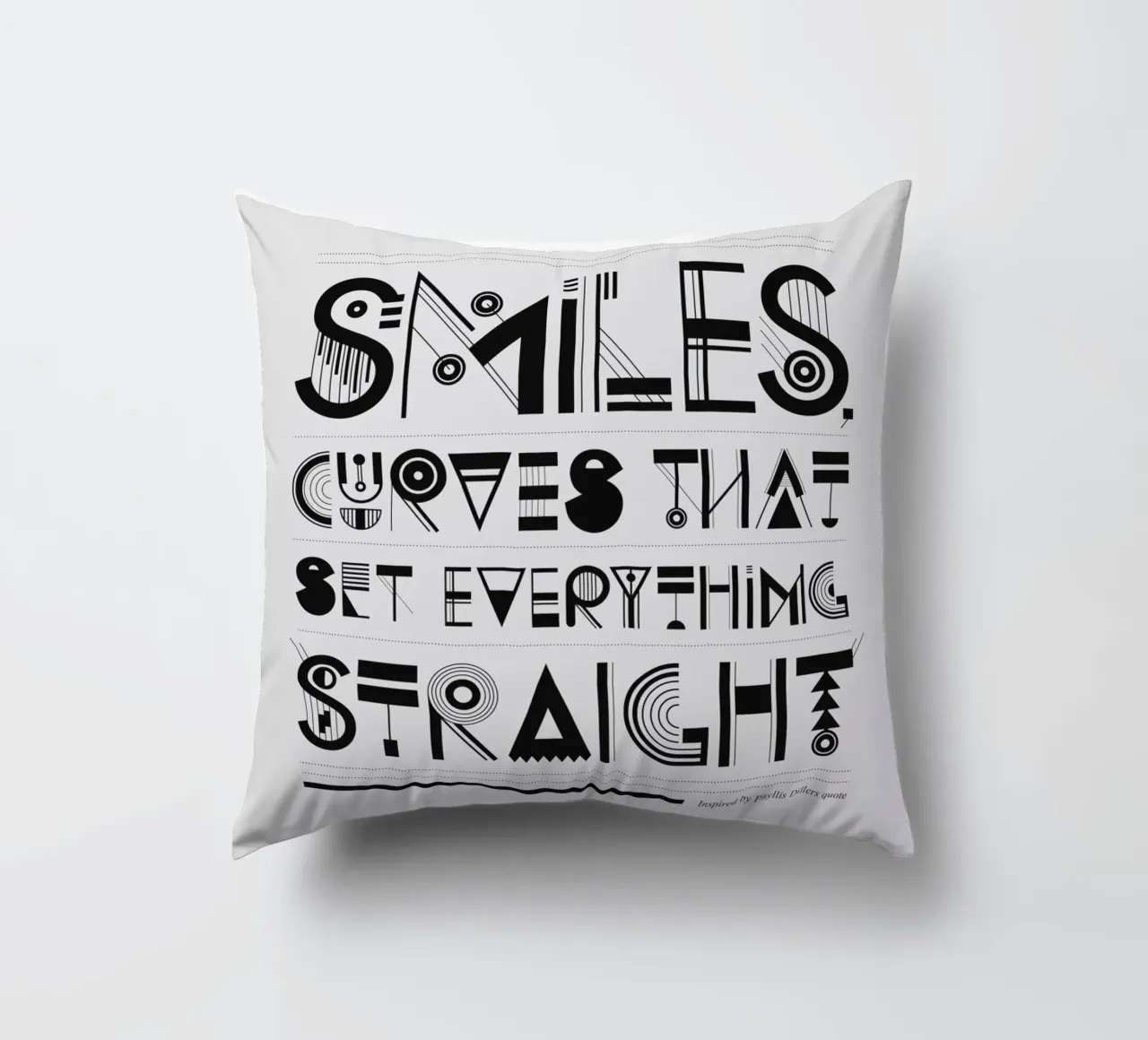 Smiles cuscino da Petros Afshar