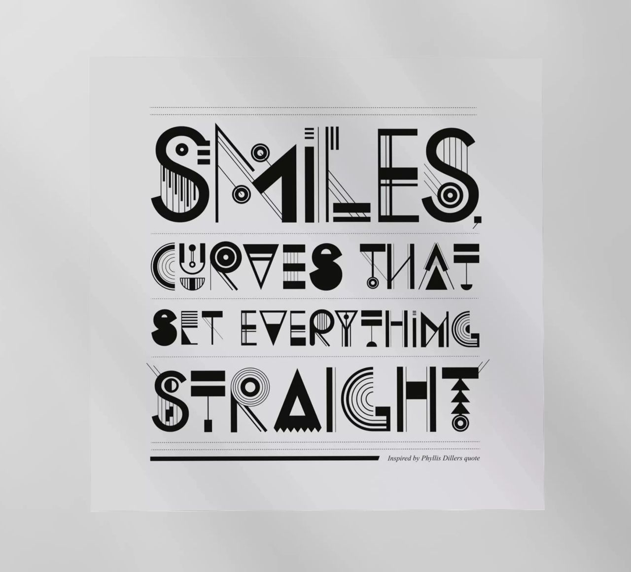 Smiles lámina retroiluminada de Petros Afshar