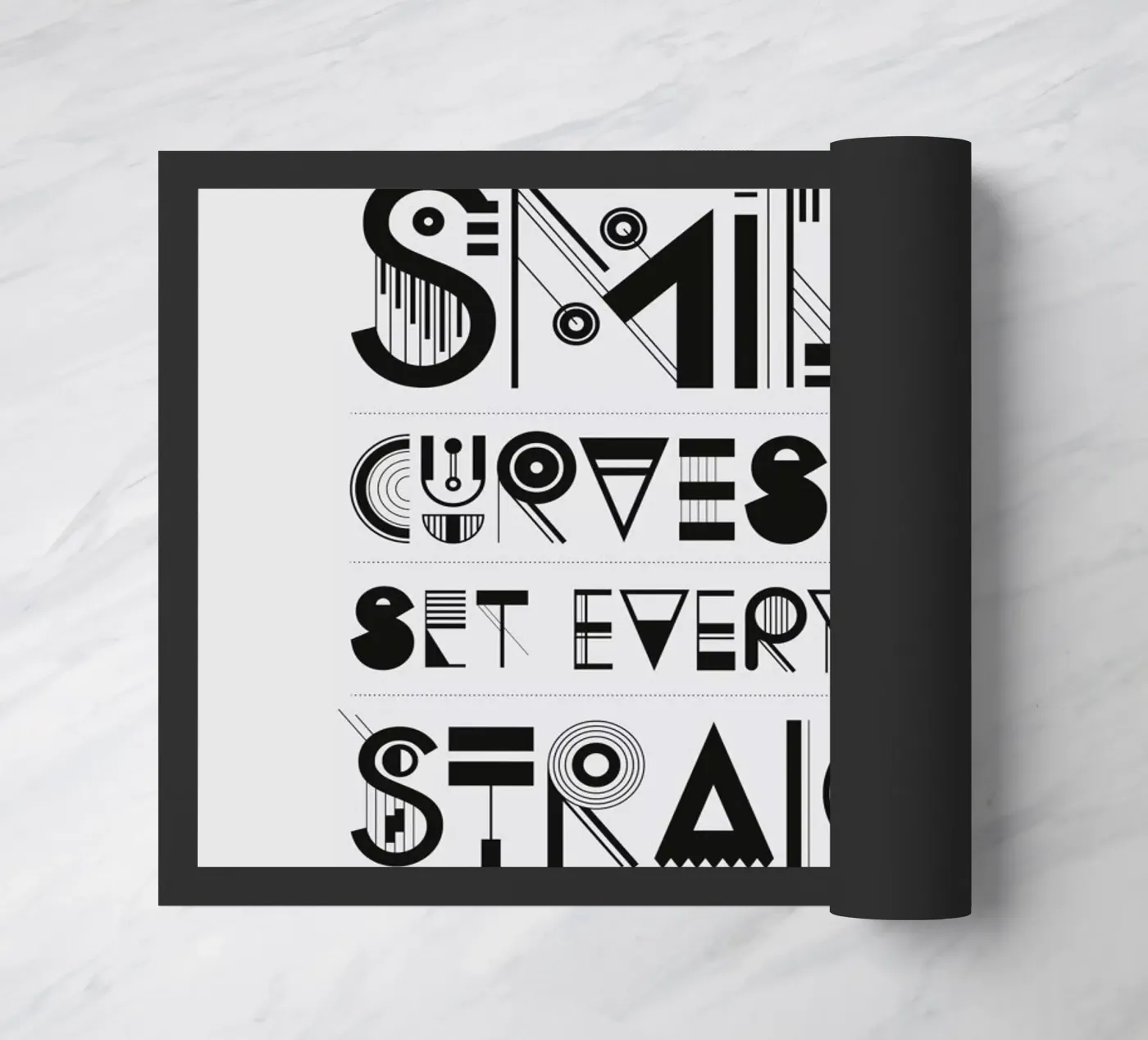 Smiles doormat by Petros Afshar