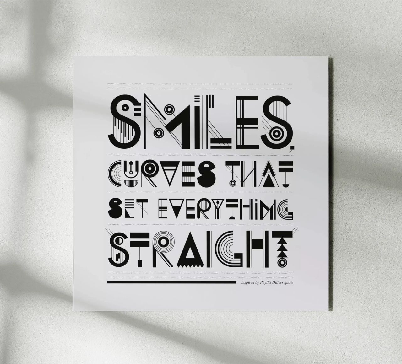 Smiles aluminio dibond de Petros Afshar