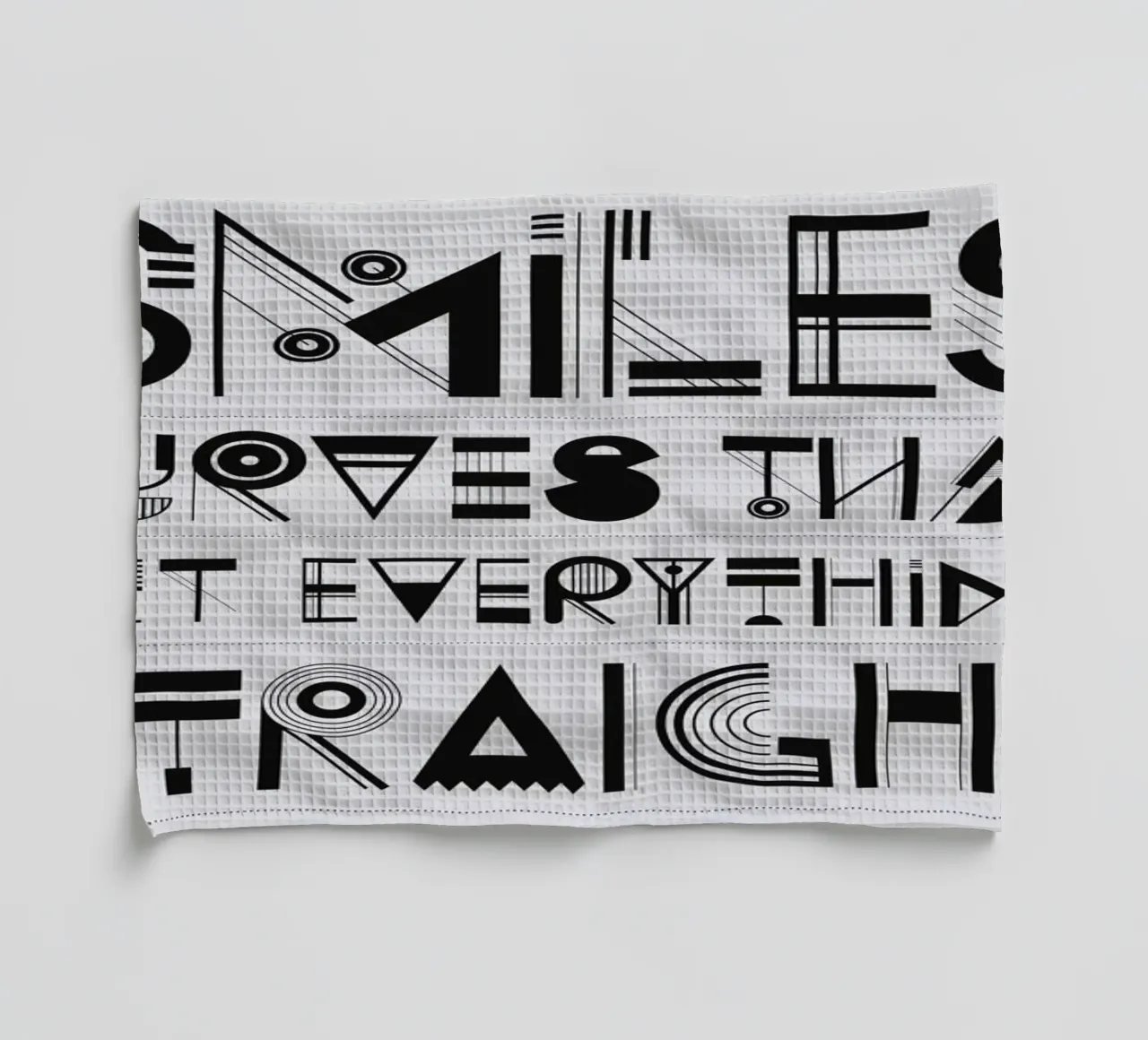 Smiles Geschirrtuch von Petros Afshar