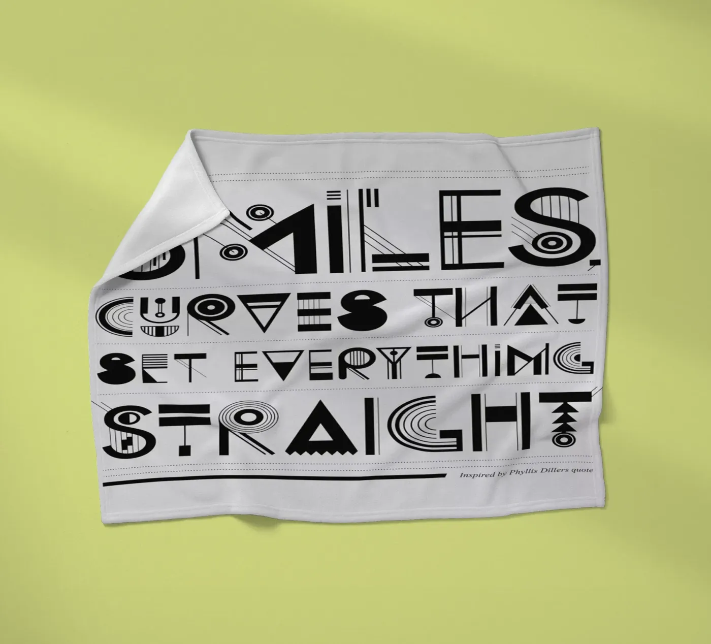 Smiles Fleecedecke von Petros Afshar