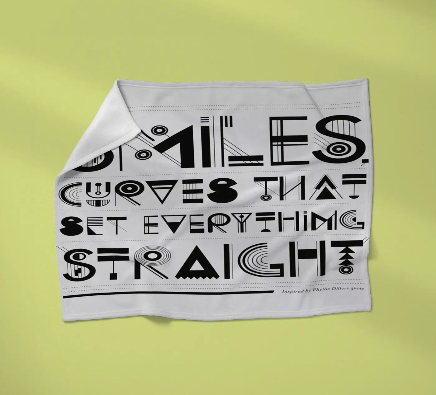 Smiles coperta in pile da Petros Afshar
