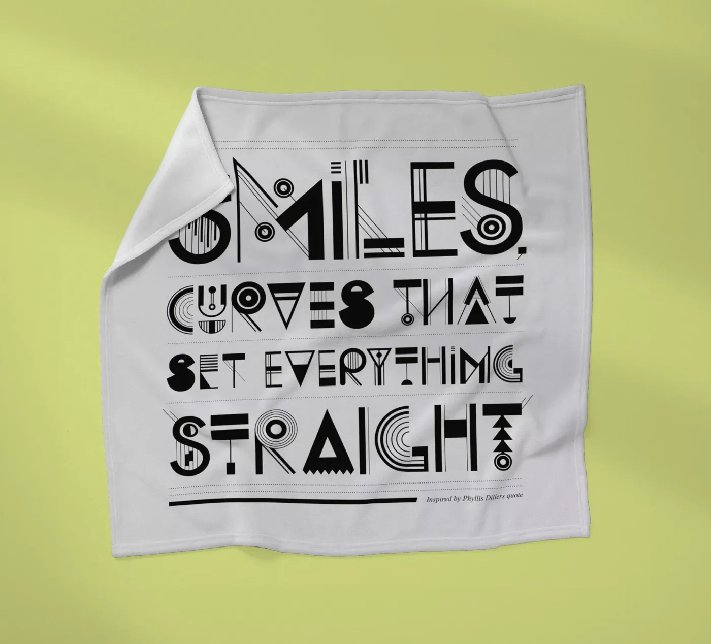Smiles Fleecedecke von Petros Afshar