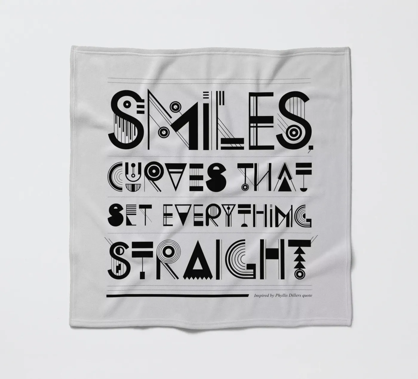Smiles Fleecedecke von Petros Afshar