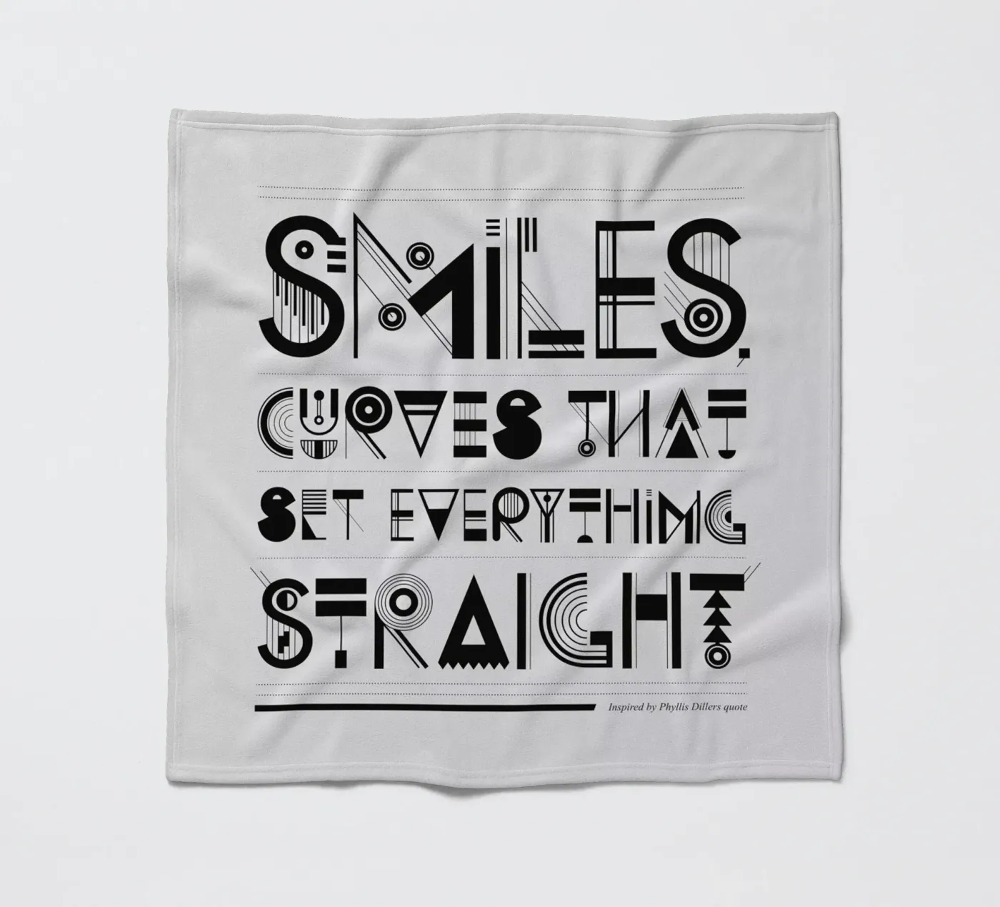Smiles coperta in pile da Petros Afshar