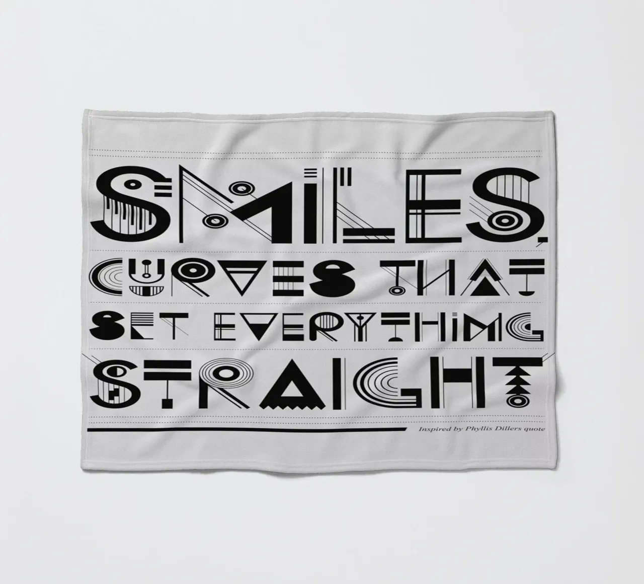 Smiles coperta in pile da Petros Afshar