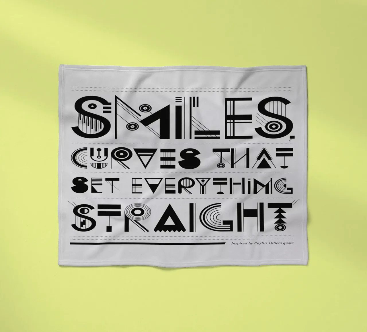 Smiles coperta in pile da Petros Afshar