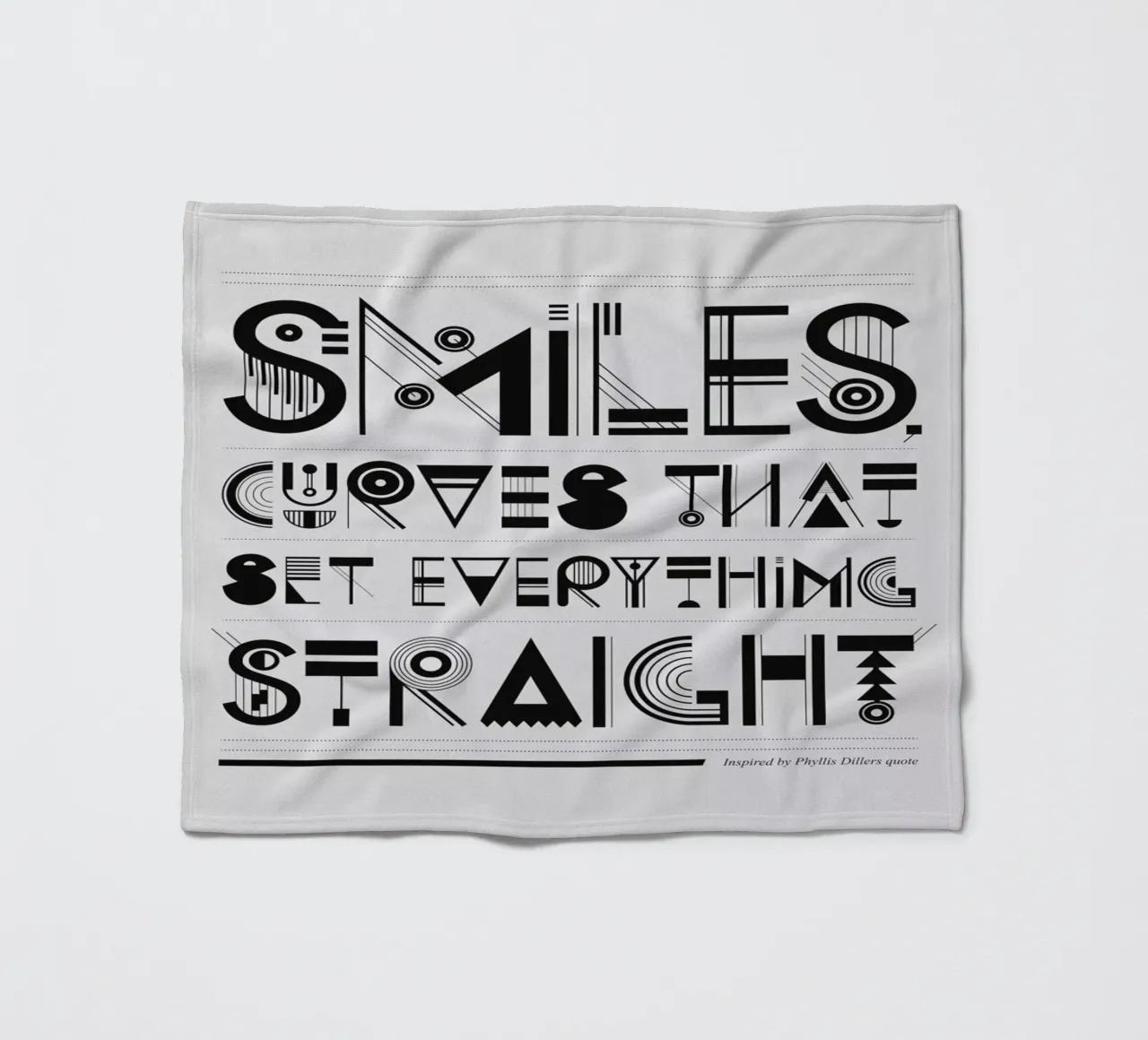 Smiles coperta in pile da Petros Afshar