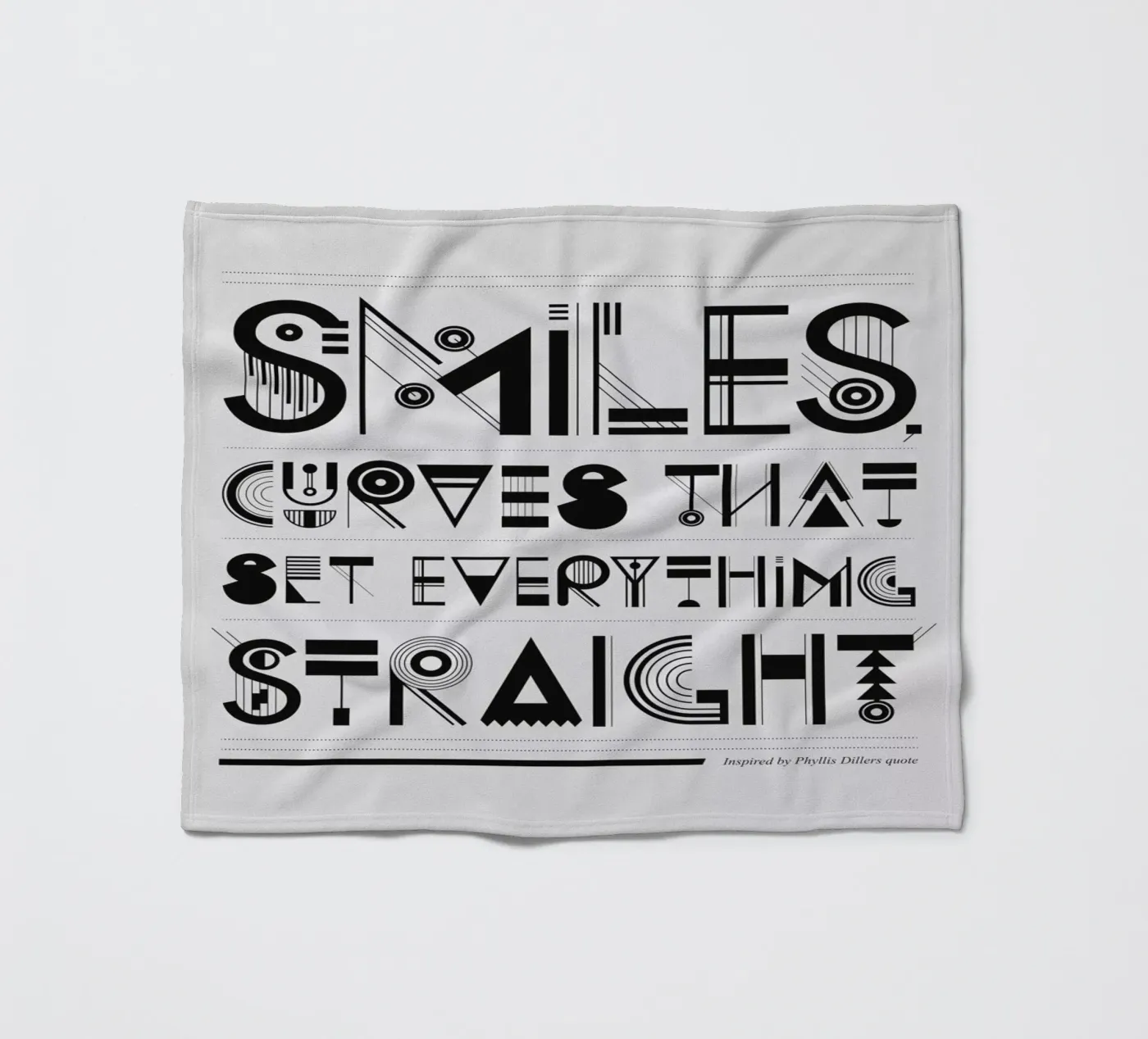 Smiles Fleecedecke von Petros Afshar
