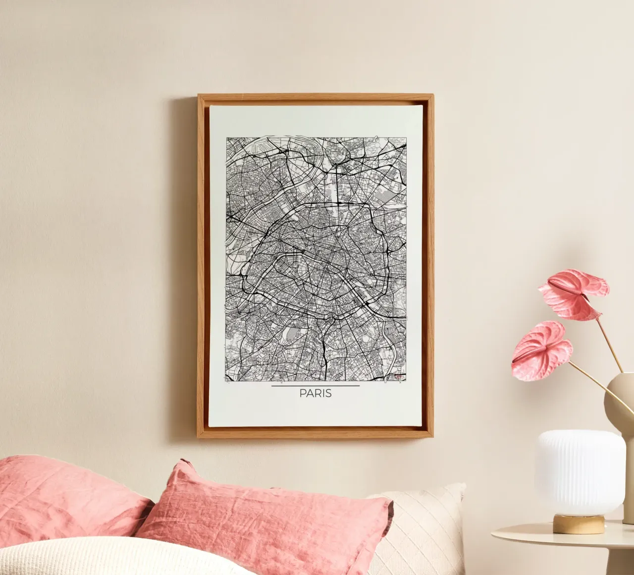 Paris Minimal tela con Cornice a cassetta da Hubert Roguski