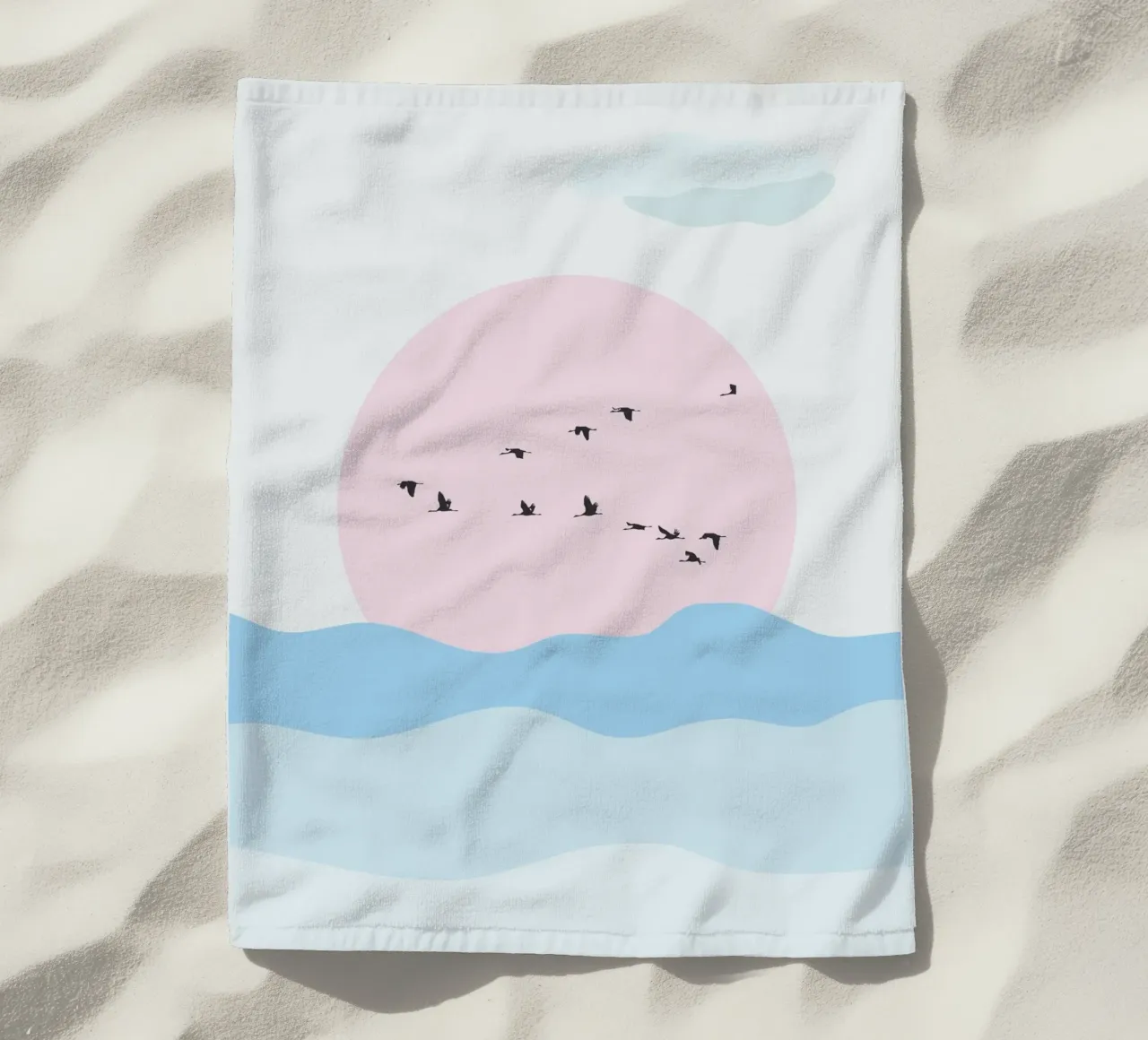 Birds And Silence telo mare da Lotta Cat Design